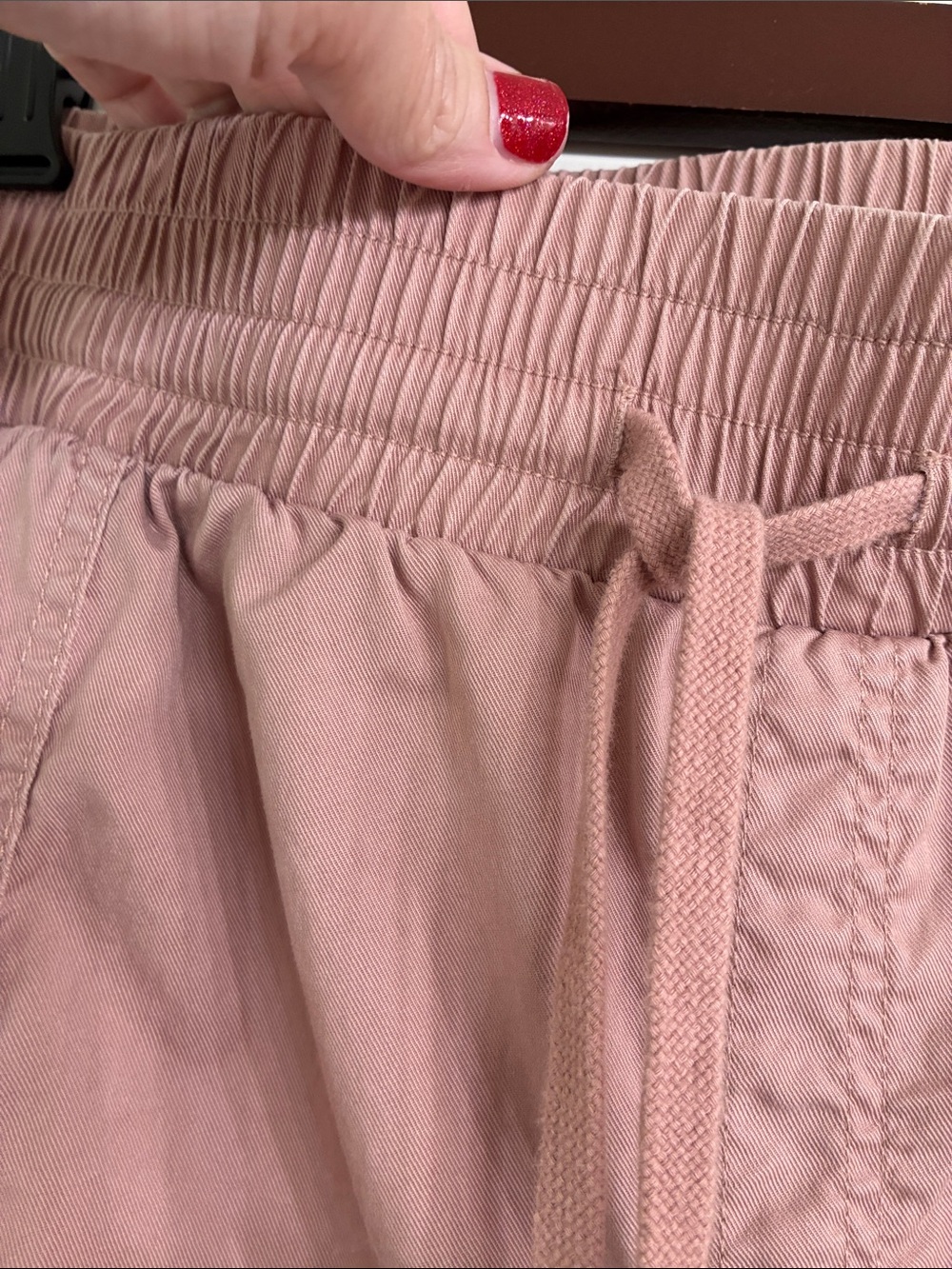 a.new.day™ Dusty Rose Elastic Waist Pull-Tie Pants - Picture 3 of 8